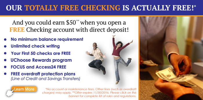 November Free Checking