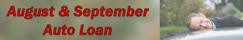August 2018 Auto Loan Web Header